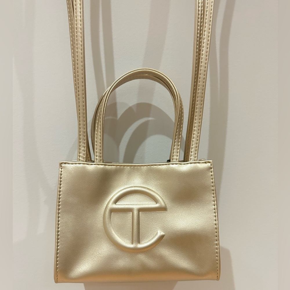Telfar Mini Gold Purse